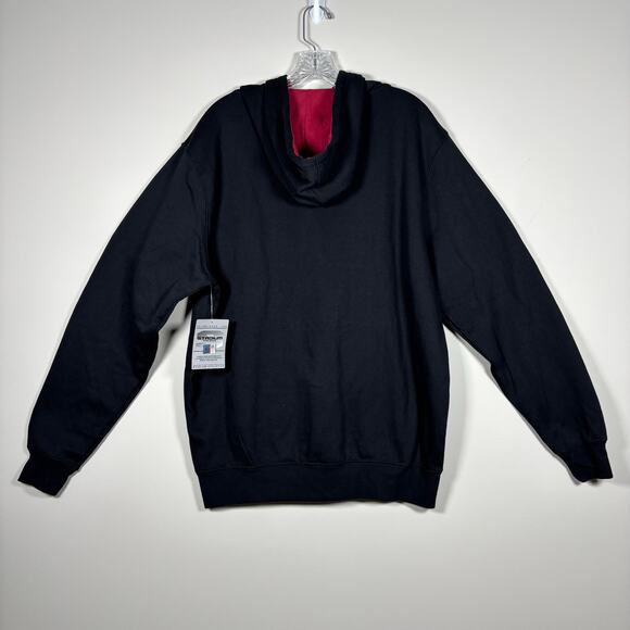 New Alabama Hoodie Adult Size Large Black Crimson Tide Sweatshirt Full Zip - Picture 2 of 7